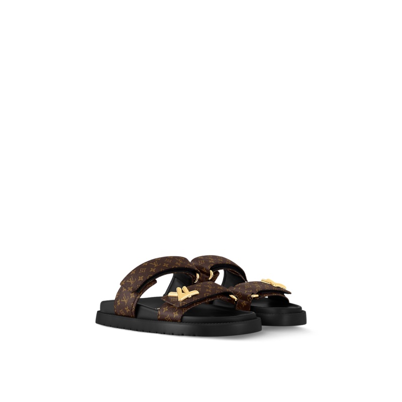 LV Sunset Flat Comfort Mule - Image 1